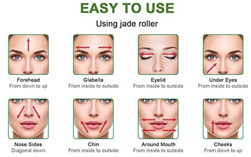 how to apply jade roller