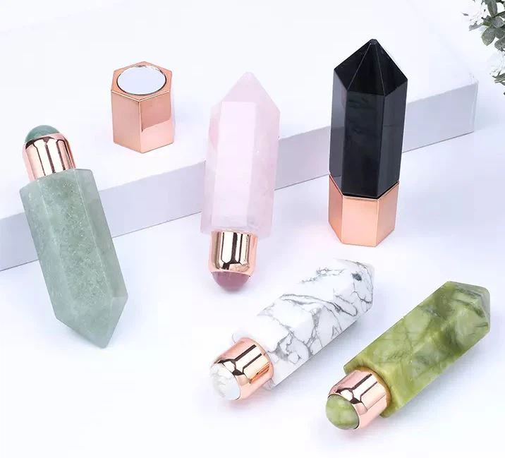 4 í 1 Natural Crystal Skin Care Andlits Guasha tól