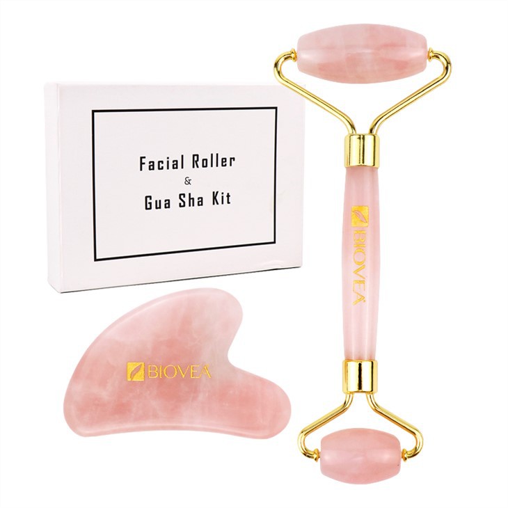 Alvöru Jade Roller og Gua Sha sett