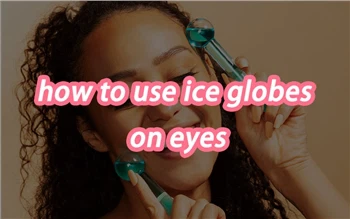 Hvernig á að nota ískúlur á augun