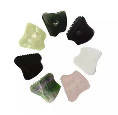 Gua Sha Jade meðferð andlit nuddverkfæri