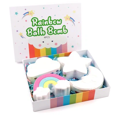 Rainbow Bath Bomb gjafasett