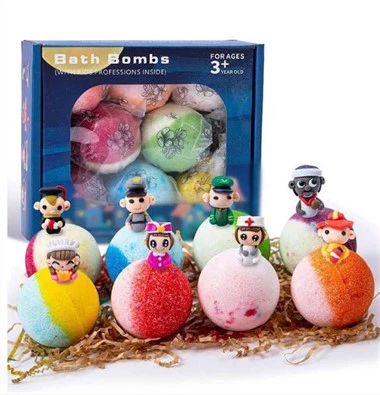 Lífrænar baðsprengjur fyrir börn