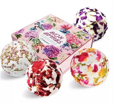 Natural Rose Petal Bath Bomb