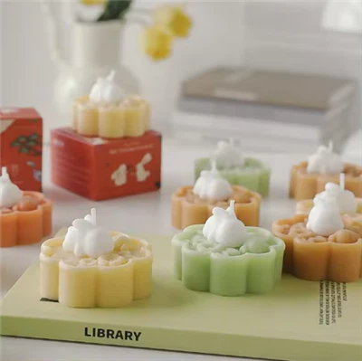 Mid-Autumn Festival Mooncake ilmandi Candle Bunny Rabbit Shape
